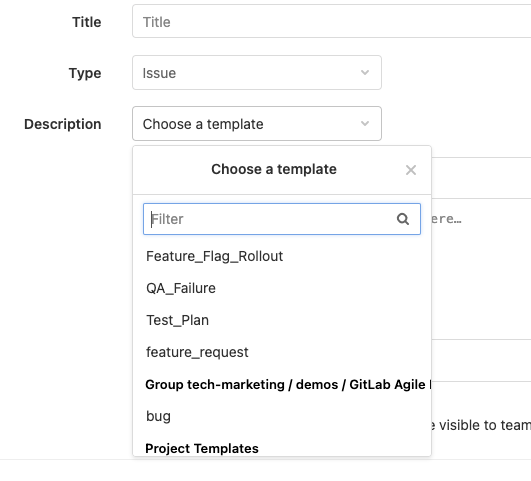 Instance and group description templates for issues and merge requests