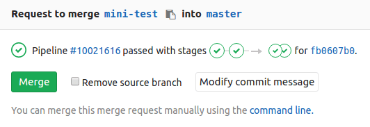 Mini-Graph for Multi-Project Pipelines