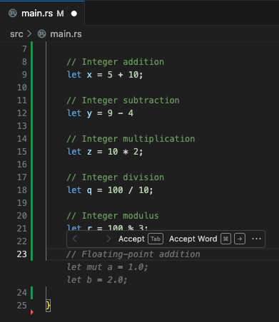 Literals and expressions, second suggestion